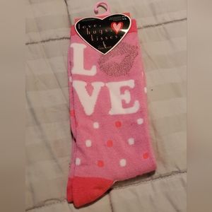 Valentine's Day Crew Socks